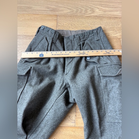 Vintage thick wool cargo pants - Picture 4 of 6